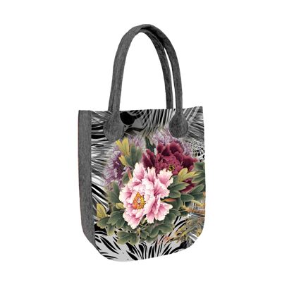 Borsa Shopper Ikebana In Feltro Linea City Bertoni