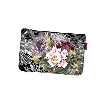 Ikebana Pochette aus grauem Filz Pocket Line Bertoni