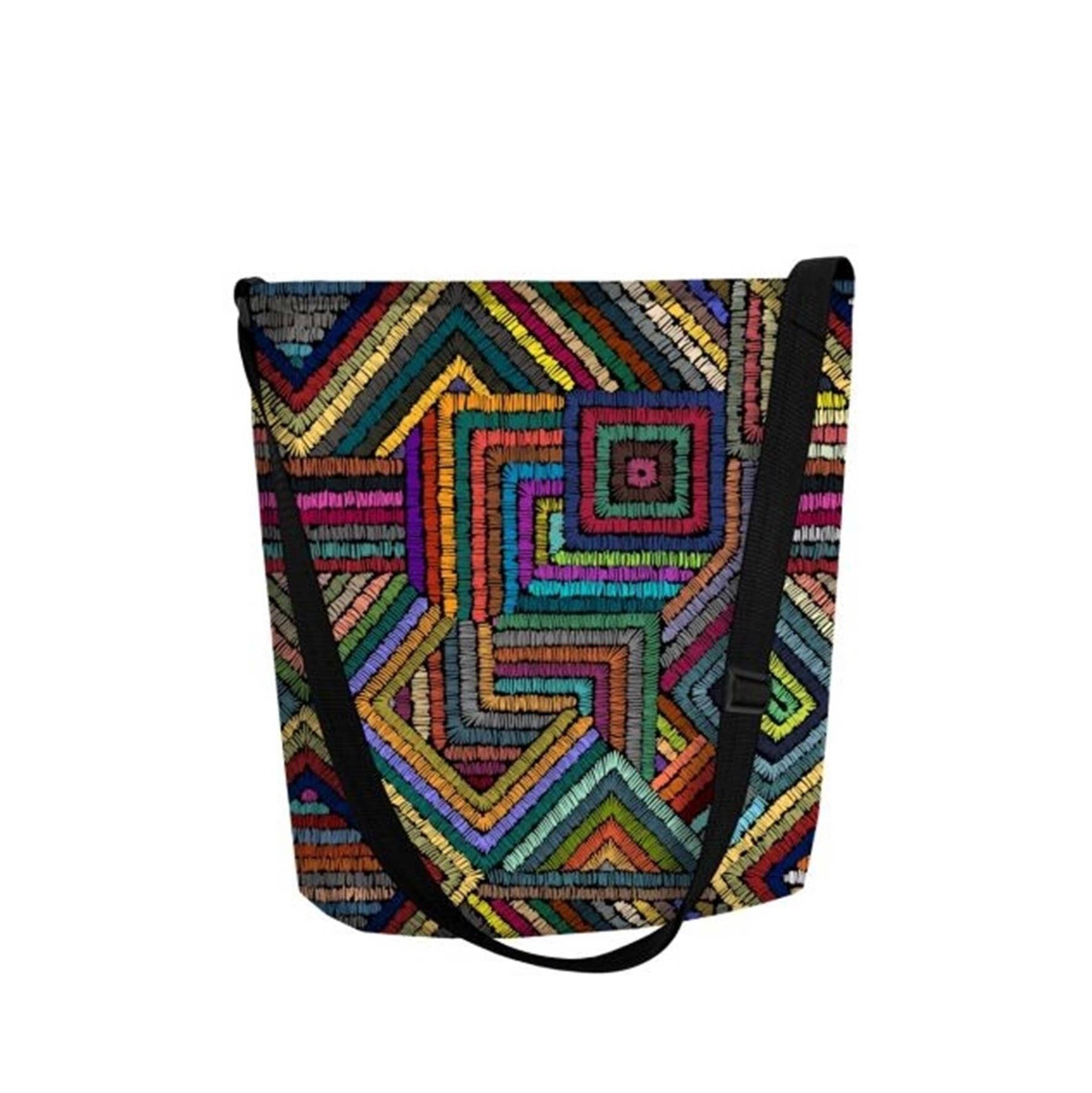 Borsa A Tracolla Inka In Feltro Grigio Della Linea Funky Bertoni