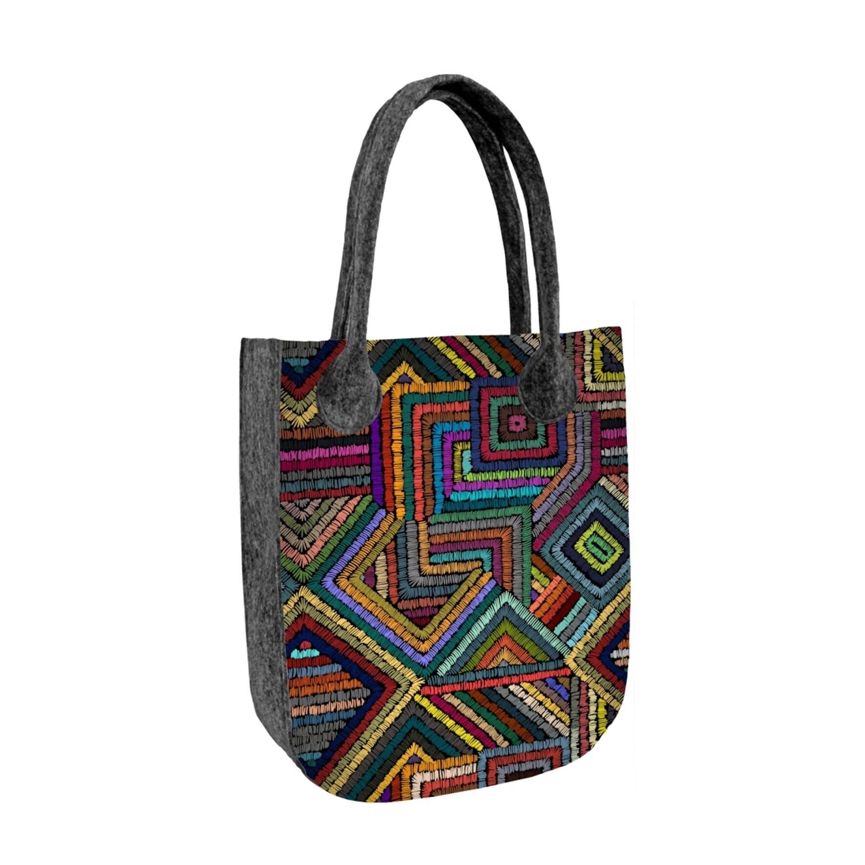 Borsa a tracolla Inka in feltro City Line Bertoni