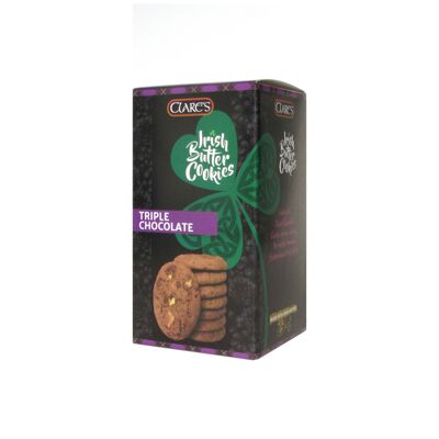 Irish butter cookies - triple chocolate