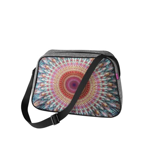 Kaleidoscopio Borsa A Tracolla In Feltro Linea Nesi Bertoni