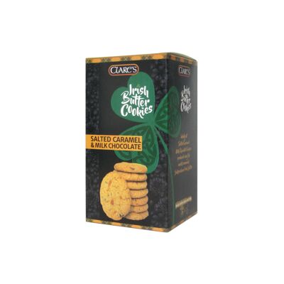 Irish butter cookies - salted caramel & milk chocolate