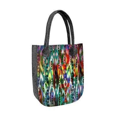 Bolsa Shopper Kipu En Feltro Linea City Bertoni