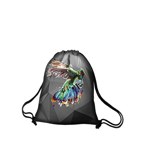 Koliber Backpack In Canvas Sack Line Bertoni