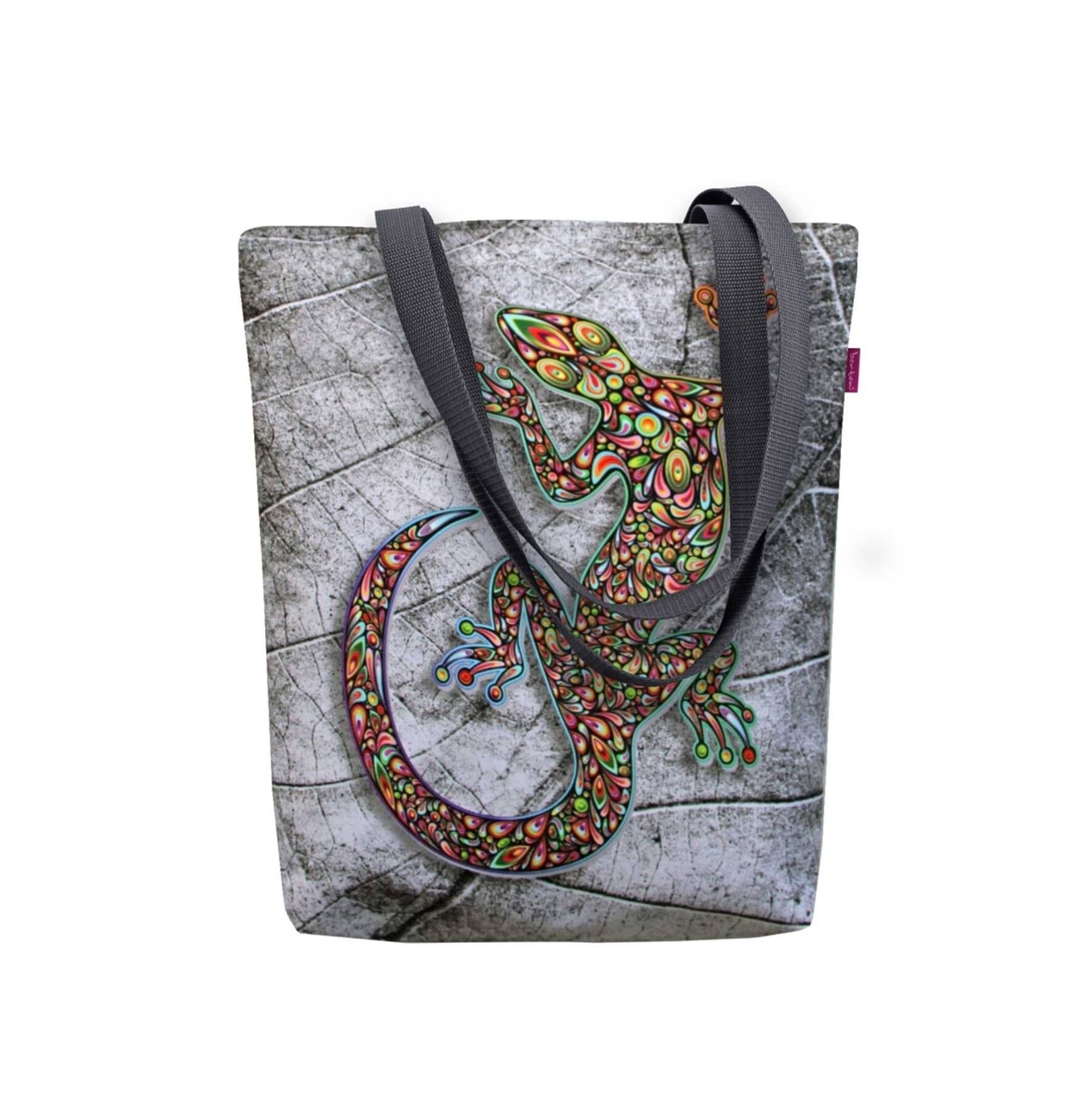 Borsa A Tracolla Lucertola In Tela Linea Sunny Bertoni