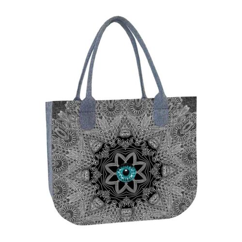 Look Borsa A Tracolla In Feltro Lady Linea XL Bertoni