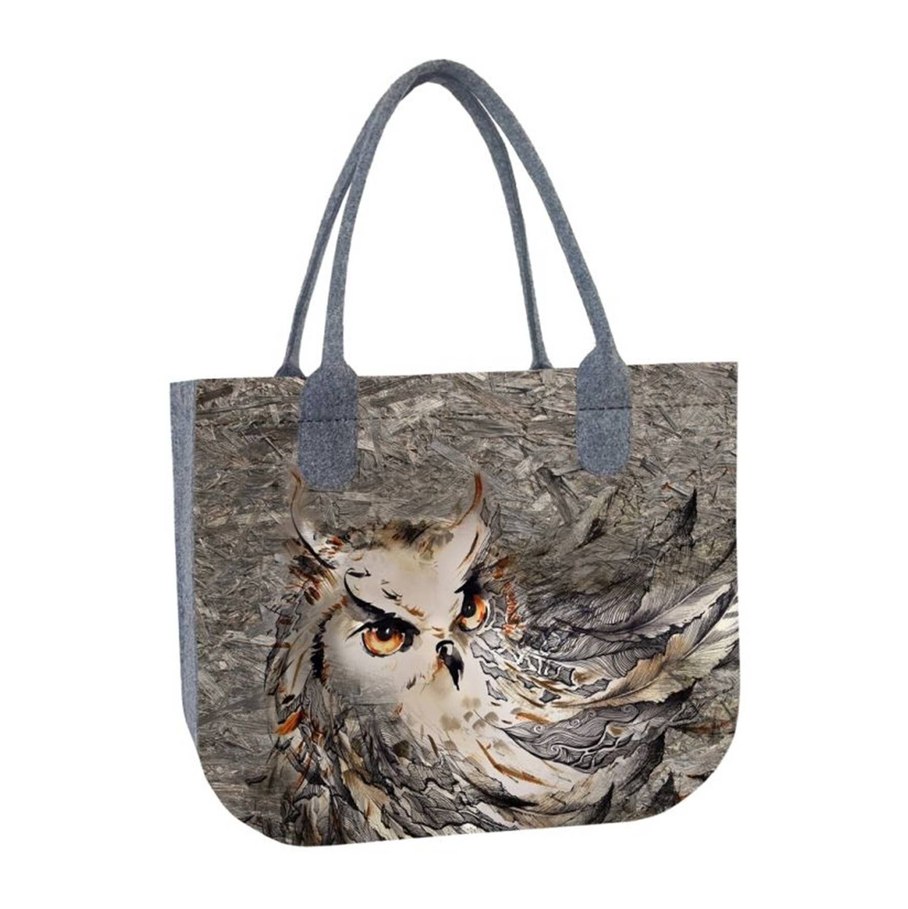 Borsa a spalla Matilda in feltro Lady XL Linea Bertoni