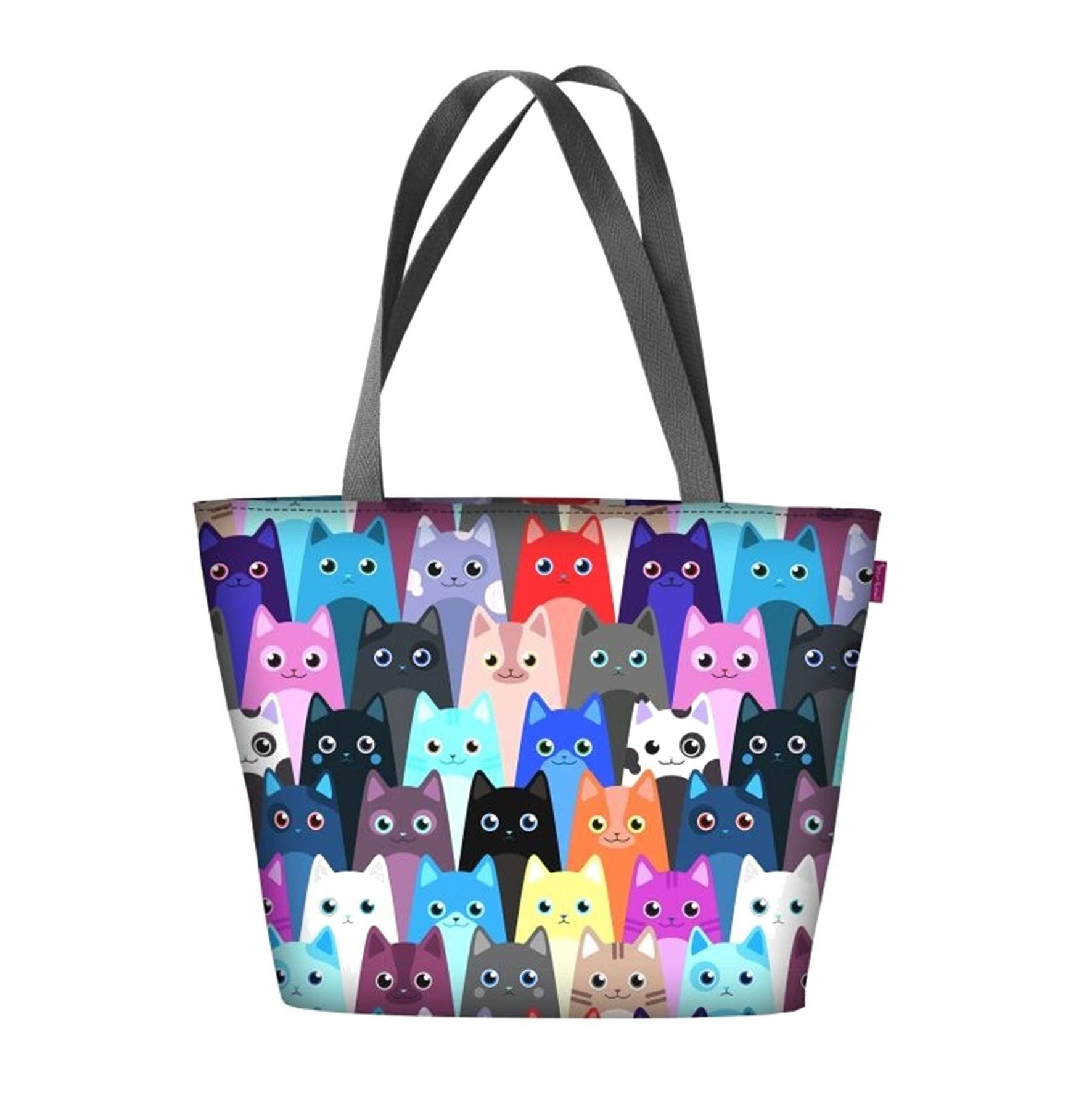 Borsa A Tracolla Miao In Canvas Linea Holiday Bertoni