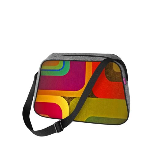 Borsa A Tracolla Moderna A Feltro Linea Nesi Bertoni