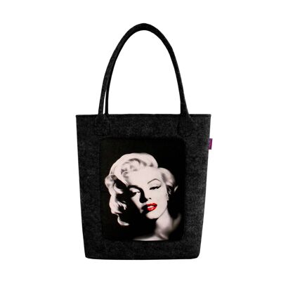 Borsa A Spalla Monroe In Feltro Della Linea Balançoire Bertoni