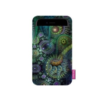 Etui Nirvana pour Smartphone En Feutre Gris Bertoni 1