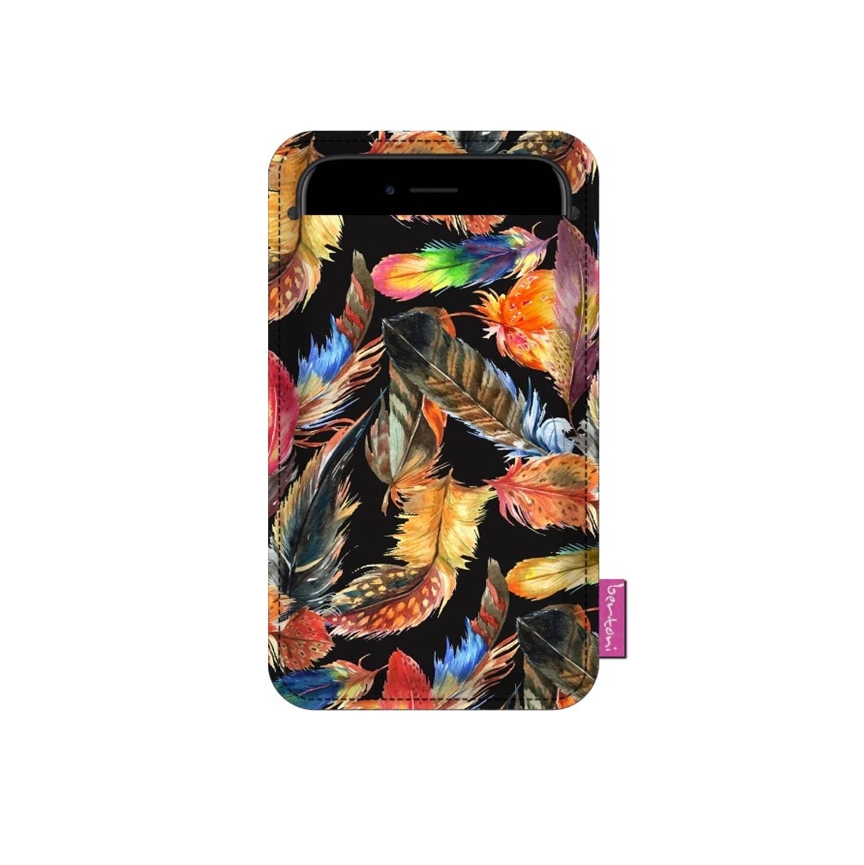 Porta Smartphone Pennacchio In Feltro Grigio Bertoni