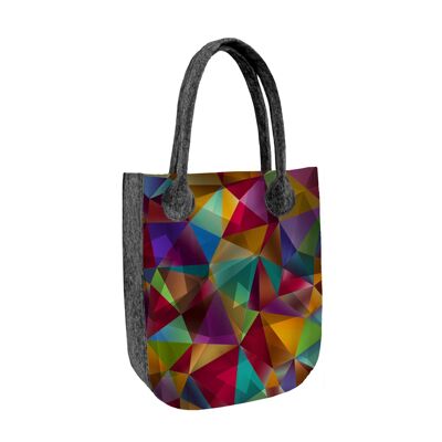 Borsa Shopper Ragtime In Feltro Linea City Bertoni