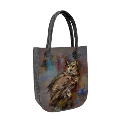 Borsa Shopper Rosalia In Feltro Linea City Bertoni