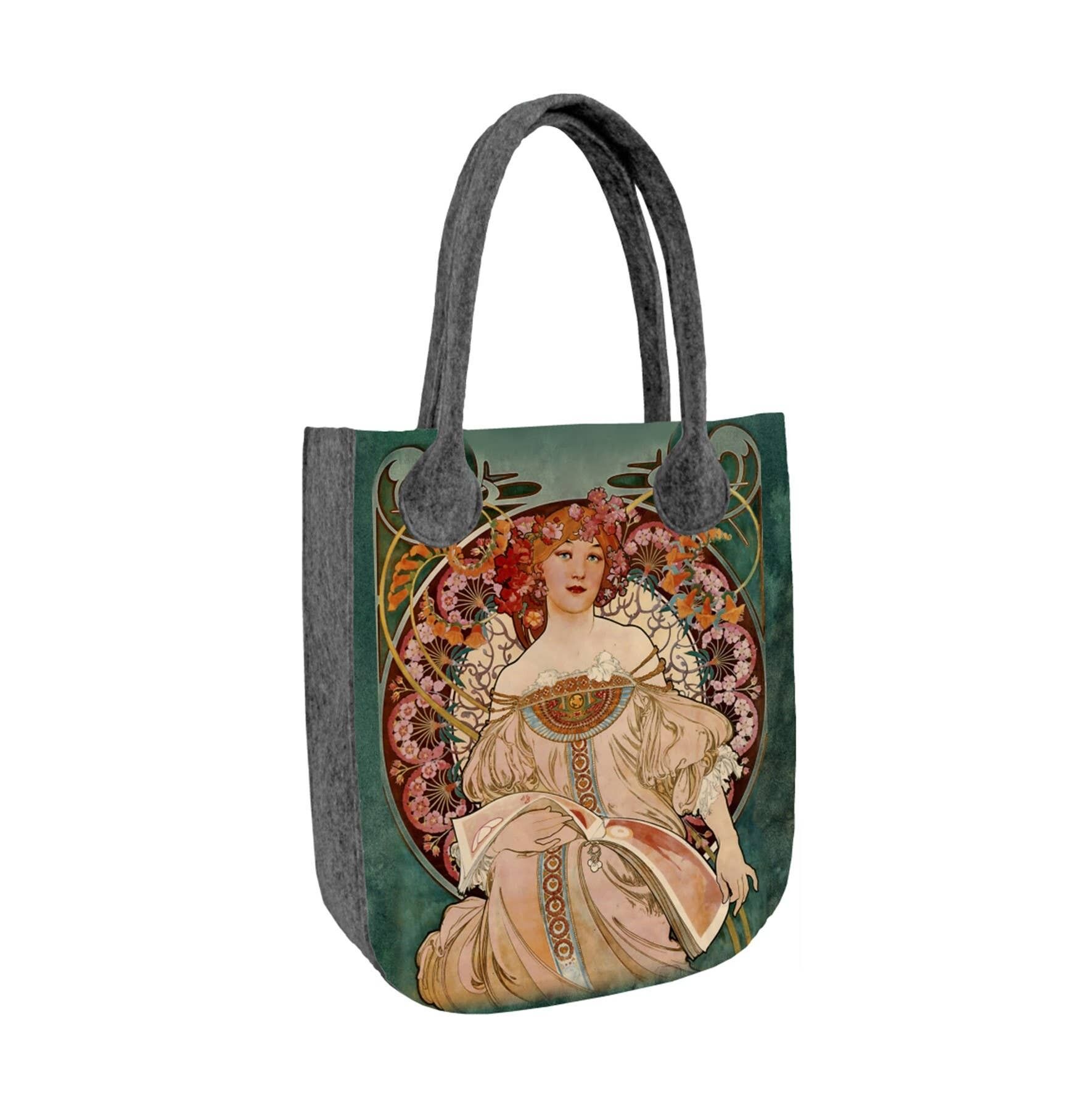 Borsa a spalla Secesia in feltro City Line Bertoni