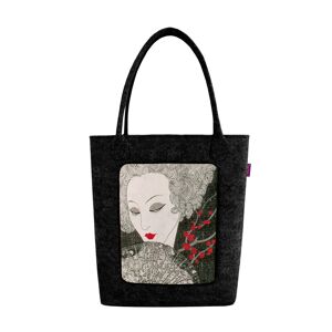 Borsa A Spalla See You In Feltro Della Linea Swing Bertoni