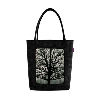 Borsa A Spalla Serenity In Feltro Linea Swing Bertoni