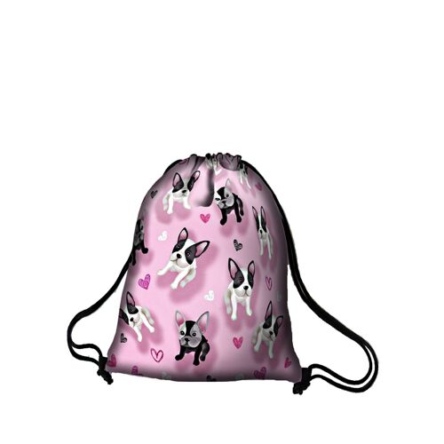 Sweety Backpack In Canvas Sack Line Bertoni
