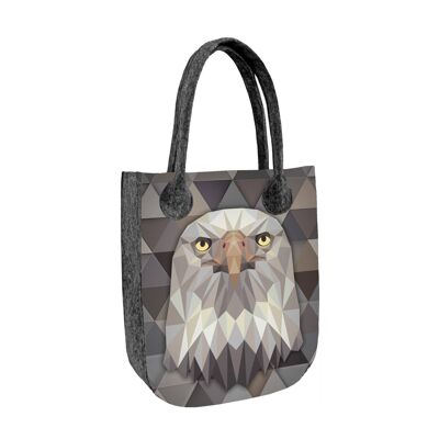 Borsa Shopper Zeus In Feltro Linea City Bertoni