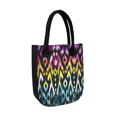 Borsa Shopper Zyg In Feltro Antracite Linea City Bertoni