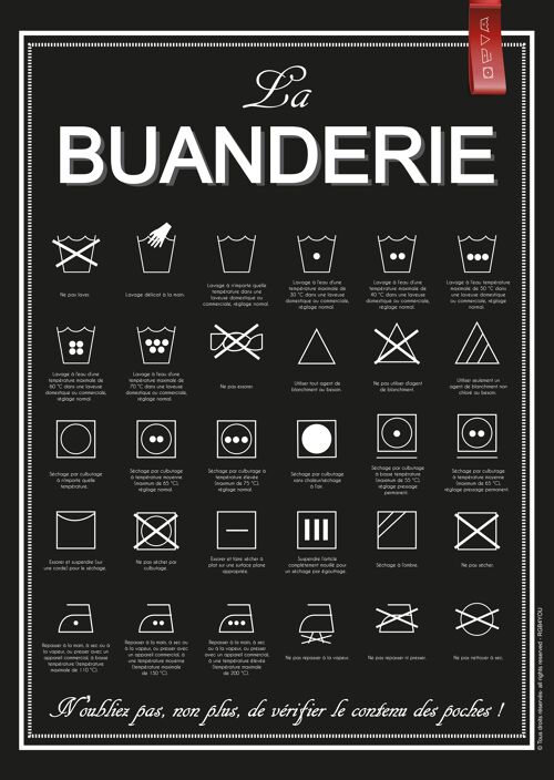 Affiche Poster La Buanderie