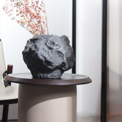 Vase en céramique w. look rock, design naturel tendance. CHU20ZW