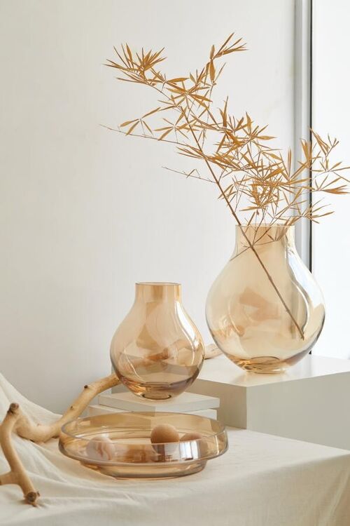 glass vase in bulb shape, Luxury Edition: ENVIE  18GO