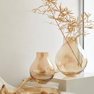 vase en verre en forme d'ampoule, édition de luxe : ENVIE 18GO