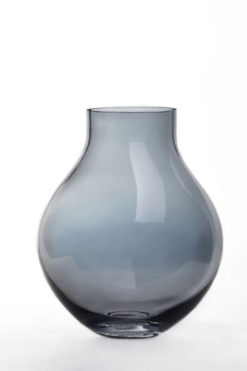 Grand vase en verre de luxe de forme bulbe, ENVIE 36SI 2