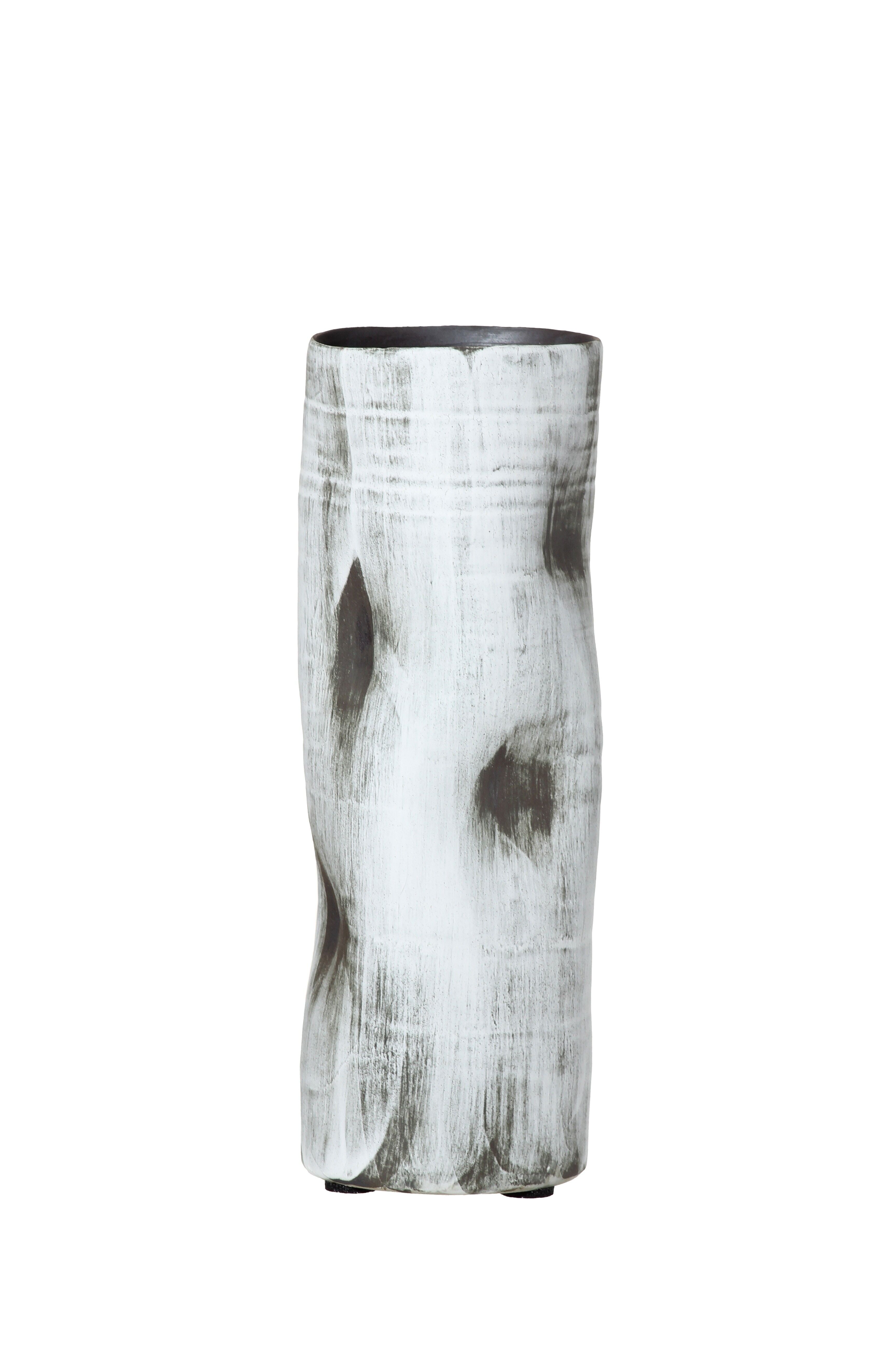 vaso cilindrico alto, forma organica, DRAMA 09SD angosciato