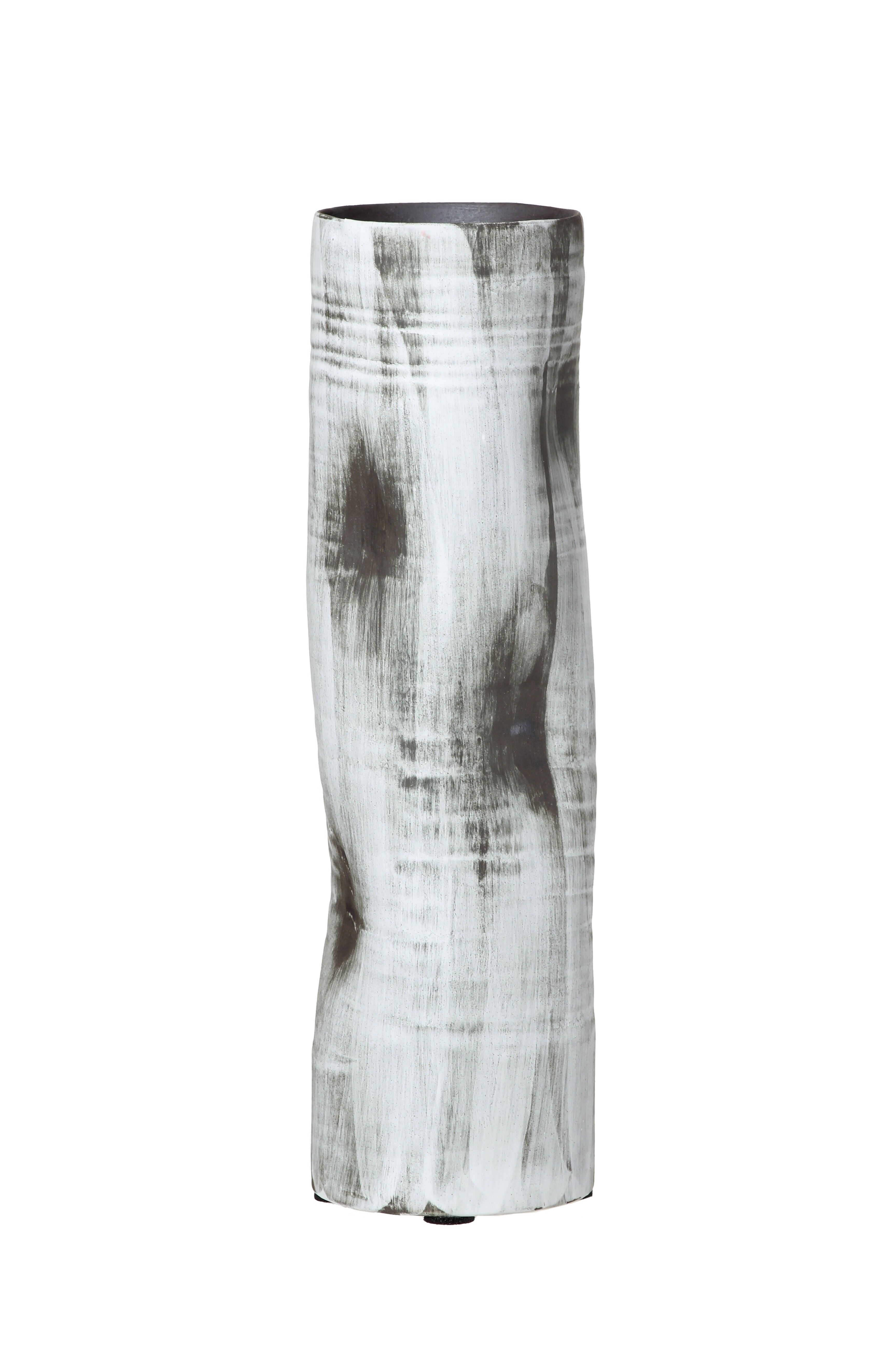 vaso cilindrico alto, forma organica, DRAMA 10SD angosciato