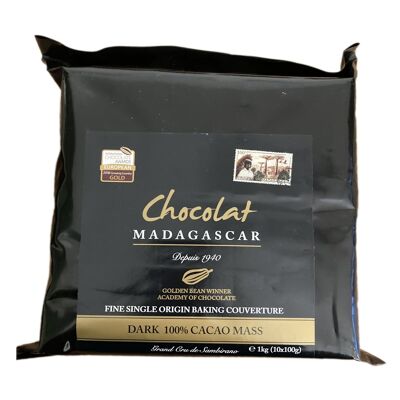 Chocolate negro de cobertura 100% profesional