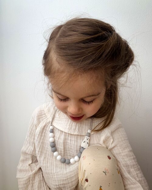 Collier enfant "Ours polaire"