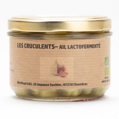 Organic garlic in lactofermented cloves - 200g