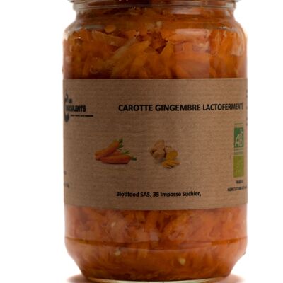 Lactofermented organic ginger carrot - 670g