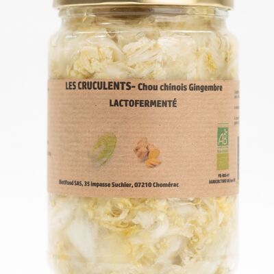 Jengibre orgánico lactofermentado con col china - 670g