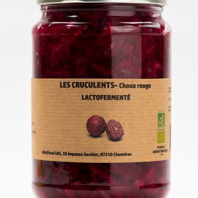 Lactofermented red cabbage - 670g