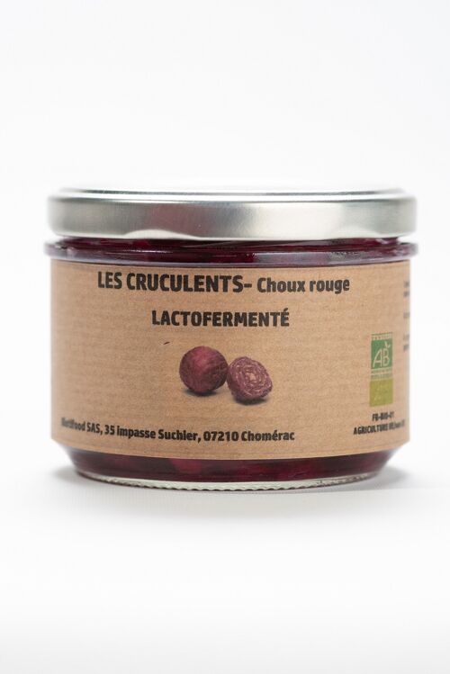 Choux rouge lactofermenté - 200g