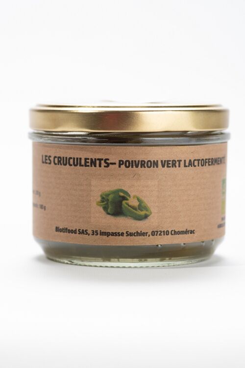 Poivron vert lactofermenté - 200g