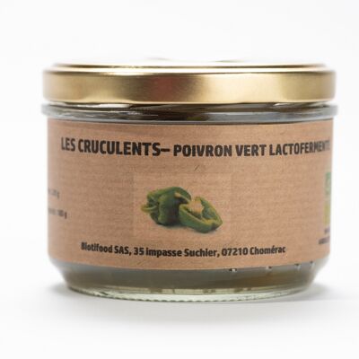 Poivron vert lactofermenté - 200g