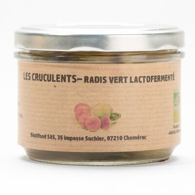 Radis vert lactofermenté - 200g