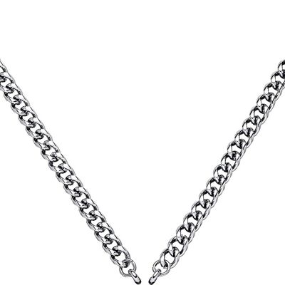 Glamour - cadena de eslabones de acero inoxidable de 45 cm