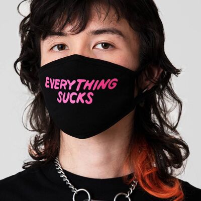 Everything Sucks Face Mask - Unisex