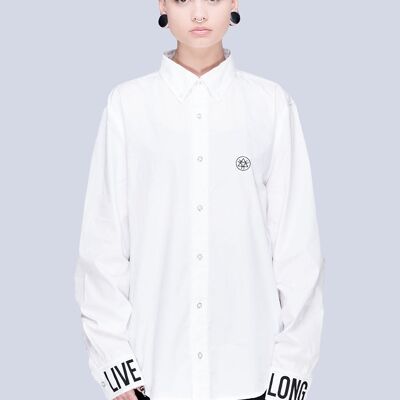 Live Long Buttoned Shirt (W) - Unisex