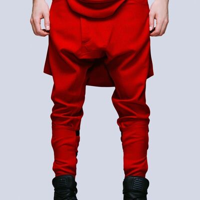 Clip Pants (Block Red)