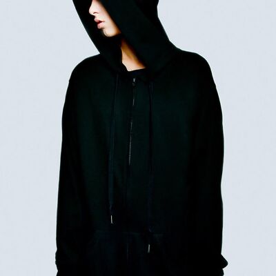 Zip Up Plain Hood