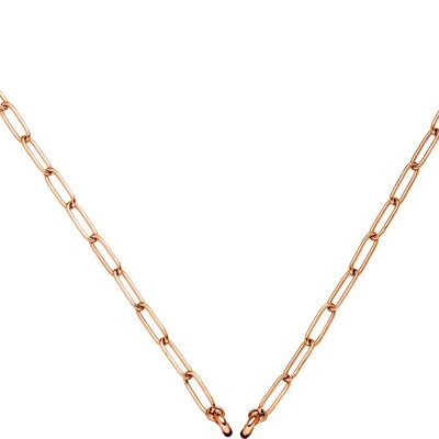 Glamor - anchor chain - long link 45cm stainless steel - rosé