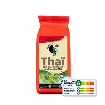 Riz Bio thaï demi-complet équitable 500 g 1