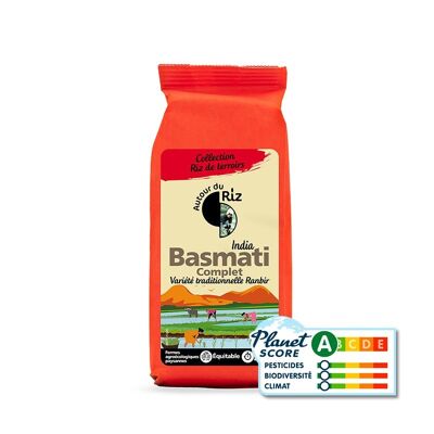 Fair Trade Organic Basmati Whole Rice 500 g